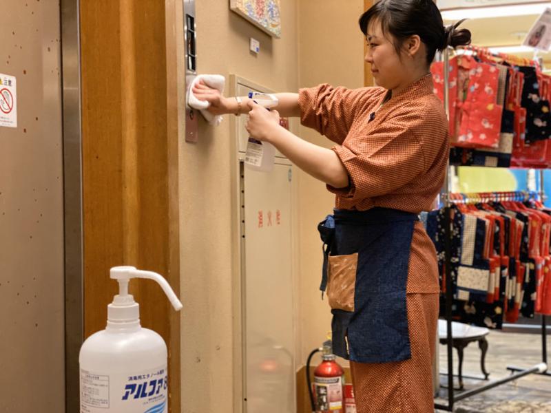 1時間おきのアルコール消毒