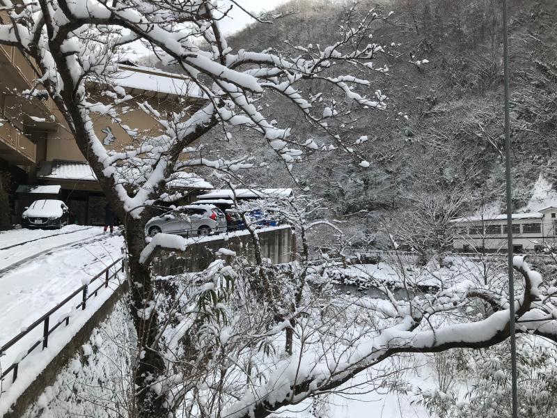 冬の湯原